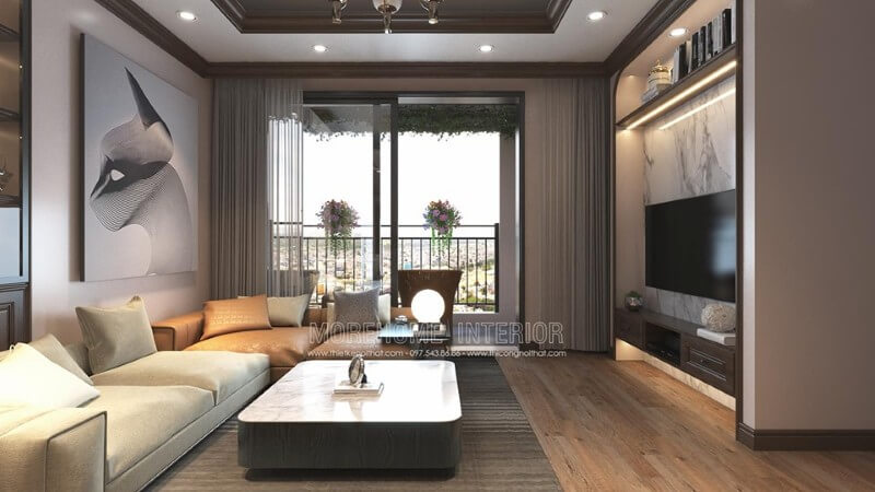 Thiết kế nội thất chung cư Sunshine Riverside Tây Hồ  Nội thất chung cư đẹp