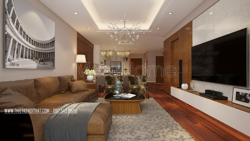 Thiết kế nội thất chung cư tại chung cư Vinhomes Nguyễn Chí Thanh cao cấp Nội thất chung cư đẹp