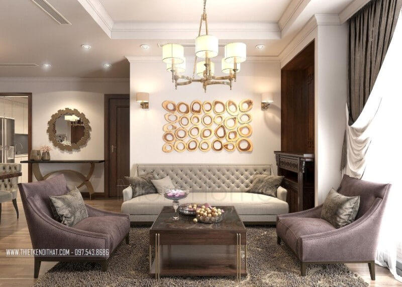 Thiết kế nội thất căn hộ chung cư Park Hill sang trọng Nội thất chung cư đẹp